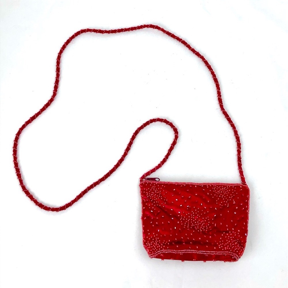 Beaded crossbody purse